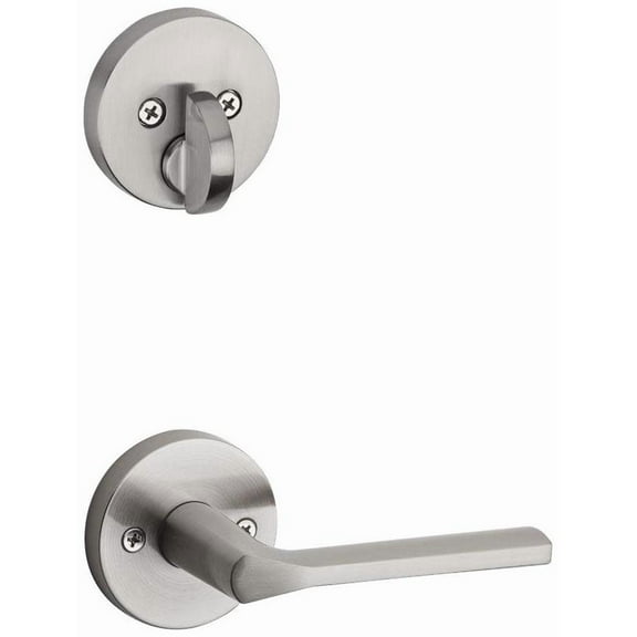 Kwikset 966Lslrdt.Univ Lisbon Lever Single Cylinder Interior Pack - Nickel