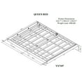 thumbnail image 5 of Modern Queen Floating Platform Bed Frame - Low Profile, Sturdy Wood Slats, No Box Spring Needed, 5 of 9