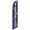 Blue, variant on Cobb Promo Bienvenidos Blue Advertising Feather Flag 12ft - Replacement Flag Only Without Poleset