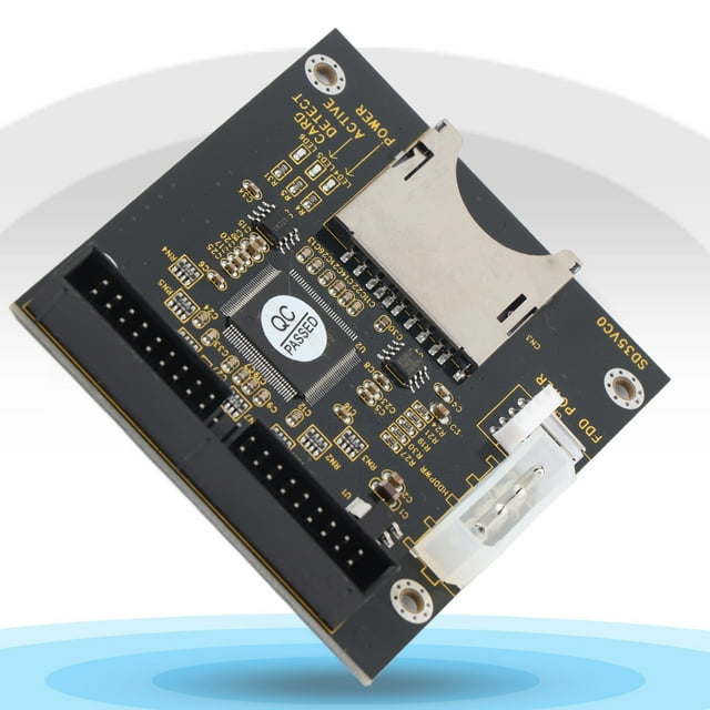 Tarjeta De Memoria SD A IDE SD SDHC SDXC MMC De 3,5 Pulgadas A Adaptador Macho IDE De 40 Pines, Conector De Alimentación De Cuatro Patas Instalación Del Operativo En Tarjeta SD