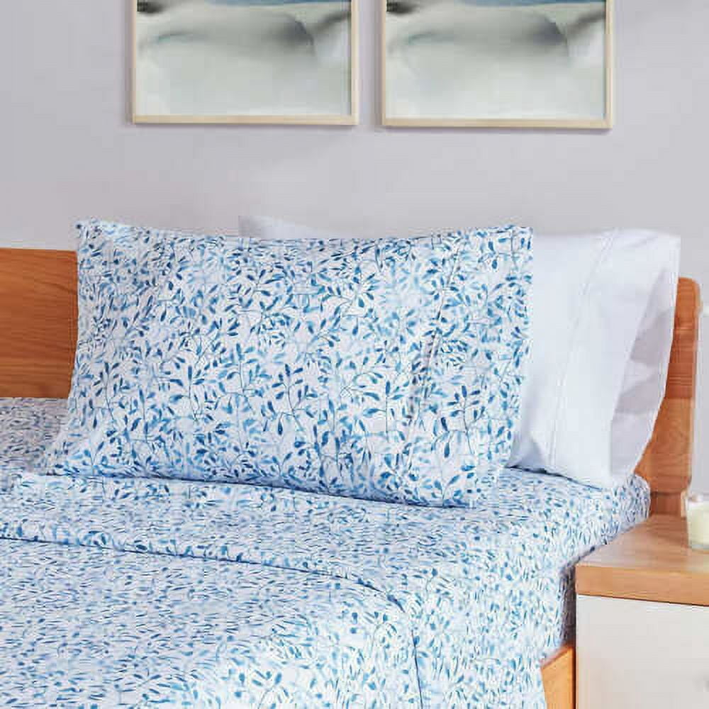 CHARISMA 6 Piece Sheet Set Extra Soft Microfiber QUEEN, Hypnotic Blue