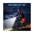 thumbnail image 7 of 3000LM USB Rechargeable Bike Light, 3 LED Super Bright Bicycle Lights Headlight Front Light IPX5 Waterproof Bike Headlamp w/ free Taillight 5-Switch Modes Cycling Flashlight Night Riding Hiking Camp, 7 of 7