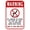 Warning Sign 1, variant on Warning Sign No Jumping Or Diving Off Dock Shallow Water with Rocks, Aluminum Rust-Proof for Docks Waterfronts 8x12 Inch