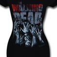 thumbnail image 3 of Walking Dead Hands Torn Back Women's T-Shirt-Fitted Small, 3 of 4