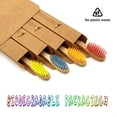 thumbnail image 4 of Cepillo de dientes Virgin Forest Kids de bambú biodegradable, juego de 4, 4 of 7