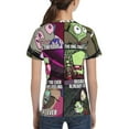 thumbnail image 5 of Invader Zim Youth Unisex T-Shirt Crewneck Short Sleeve Double-Sided Print Tee Shirts Top For Boys Girls Kid Teen Large, 5 of 6