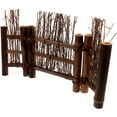 thumbnail image 1 of Mobutofu 1Set Miniature Fence for Models Micro Landscape Decor Brown 14.93X8.84X0.90in, 1 of 5