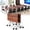 Walnut-47.2IN, variant on Conference Room Tables with Wheels,Modular Folding Conference Table,Rolling Heavy Duty Conference Tables,for Meeting Office School Classroom University Library