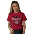 thumbnail image 3 of Arkansas Map Emblem State Pride Plus Size Crewneck Graphic Tee Shirt Brisco Brands 4X, 3 of 5