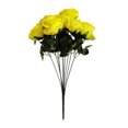 thumbnail image 1 of Ramo de novia de boda de flor de rosa artificial de 10 cabezas, ramo de flores de simulación de oficina en casa, rosa falsa, amarillo sidaley HA7036-07B, 1 of 5