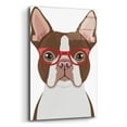 thumbnail image 2 of Epic Art 'Boston Terrier Wearing Hipster Glasses 2' by Furbaby Affiliates, Acrylic Glass Wall Art, 16"x24", 2 of 8