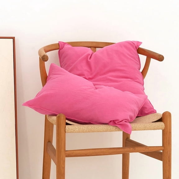 XmhyTop Decorative Pillow, 30*50 CMpinkDecor Pillow, 1 Pcs Throw Pillows with Washed Cotton Cover & PP Cotton Filling, Soft Cushion for Sofa, Bed, Living Room