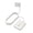 B, variant on Power Strip with 10 AC Outlets and 4 USB Ports, 140 cm / 4.6 ft Extension Cord, US Plug, On/Off with Light, Desktop Charging Station for Home Dorm