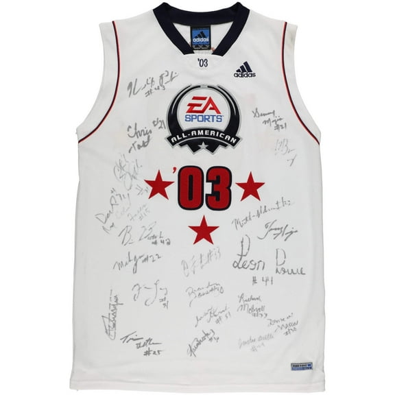 Lebron James Pre Rookie 2003 All American Team Signed Authentic Jersey PSA DNA