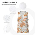 thumbnail image 3 of Honeii Retro Floral Butterfly print basktball shirt for men and women, Unisex basketball jersey for Theme party-4X-Large, 3 of 6