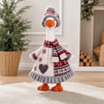 thumbnail image 5 of Aurorax 19 inch Porch Goose Christmas Outfits 23",Porch Goose Clothes Set,Winter Porch Goose Costume for Garden, 5 of 7
