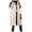 Gray, variant on Women's Long Quilted Vest Winter Down Vest Transition Vest Winter Jacket Long Vest Winter Vest Lightweight Warm Quilted Casual Zip Puffer Jacket with Hood Outdoor Down Coat,Green