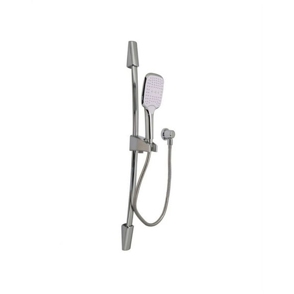 Hand Shower and Slide Bar Set in Polished Chrome Finish-Huntington Brass