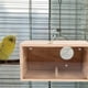 thumbnail image 4 of Caja nido para pájaros - Caja de cría para periquitos, casa nido de madera con panel acrílico transparente para pinzones, agapornis, cacatúas, periquitos, cotorras y loros, 4 of 7