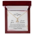 thumbnail image 5 of To My Daughter Nobody Can Give to the World Alluring Ribbon Necklace Message Card, 5 of 20
