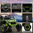 thumbnail image 4 of CazToi 24V 7 AH 4WD Battery Powered 2 Seater Ride On Car Off-Road Electric UTV with Remote for Kids, 4 of 7