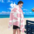 thumbnail image 5 of SKYSONIC Beach Towels 30"x60", Colorful Cow Skin Camping Towels Sand Free Beach Towel, Large Beach Towels Quick Dry Bath Travel Towels Pool Yoga Beach Mat for Men Women, 5 of 7