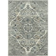 thumbnail image 3 of Luxe Weavers Oriental Distressed Floral Steel 6x9 Area Rug, Indoor Carpet, 3 of 9