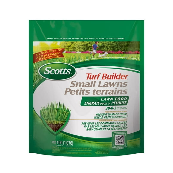 Scotts Turf Builder Small Lawns -Lawn Food 32-0-3, 1.3kg/100m²