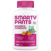 SmartyPants Women's Complete Multivitamin, 240 Adult Gummies