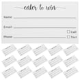BERTDOMD 100pcs Ballot Raffle Tickets Multi-use Blank Card Sheets Small ...