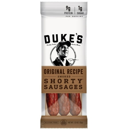 Duke's Original Recipe Smoked Shorty Sausages 1.25oz (Pack of