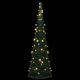 thumbnail image 4 of Cadena desplegable VidaXL con forma de árbol de Navidad con luces LED de 1,5 m, color verde, 4 of 9