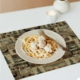 thumbnail image 6 of Retro Rustic Bears Deers Lodge Placemats Set of 4, Vintage Cabin Country Farmhouse Style Place Mats, Heat Resistant Non Slip Cotton Linen Dining Table Mats for Home Kitchen Party 18x12 Inch, 6 of 6