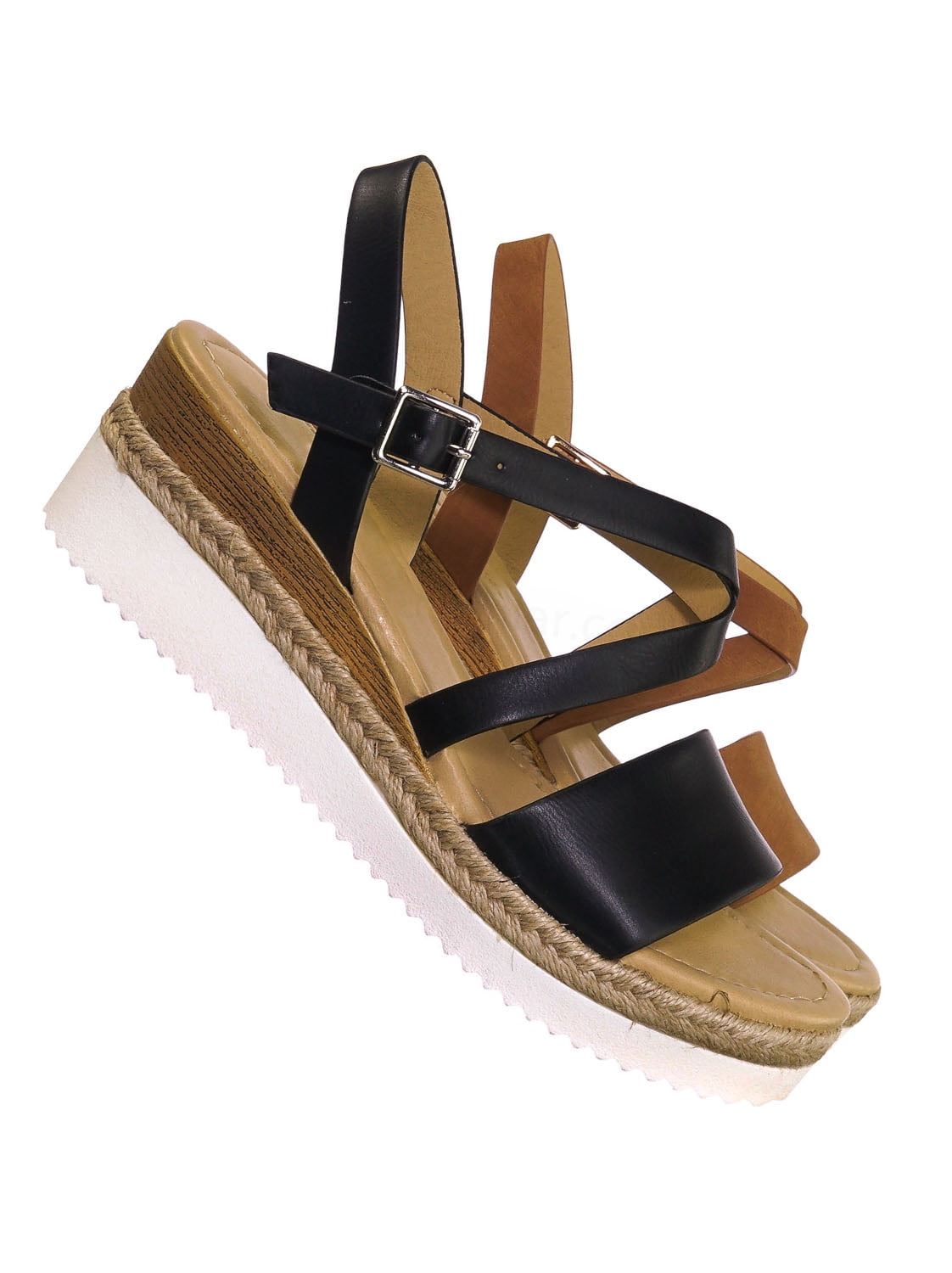 city classified leopard wedges