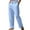 CL227 Blue, variant on Yuncity Men Trousers Solid Color Mid Waist Elastic Pocket Button Commute Summer Basic Fitness Daily Work Wear Men's Pants Size Xl Khaki