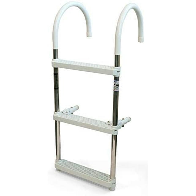 DotLine Crochet Gunwale 3 Marches Échelle de Bateau en Aluminium