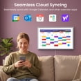 thumbnail image 4 of Apolosign 21.5-inch Smart Digital Calendar & Home Hub - Dual-Mode Family Wall Planner, One-Touch Privacy Photo Shield, Auto-Sync Google/iCloud, Meal & Chore Tracker, Message Board, Gray, 4 of 22