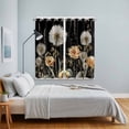 thumbnail image 5 of Curtains 84 Inches Long 2 Panels, Farmhouse Flowers Grommets Window Treatment Curtain, Spring Vintage Botanical Floral Thermal Curtains Drapes for Living Room/Bathroom, 5 of 9