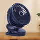 thumbnail image 4 of Ventilador Pequeño Ventilador de abrazadera de 10000 mAh Mini ventilador portátil ajustable de 4 engranajes para cocina (azul) Likrtyny Libre de BPA, 4 of 8