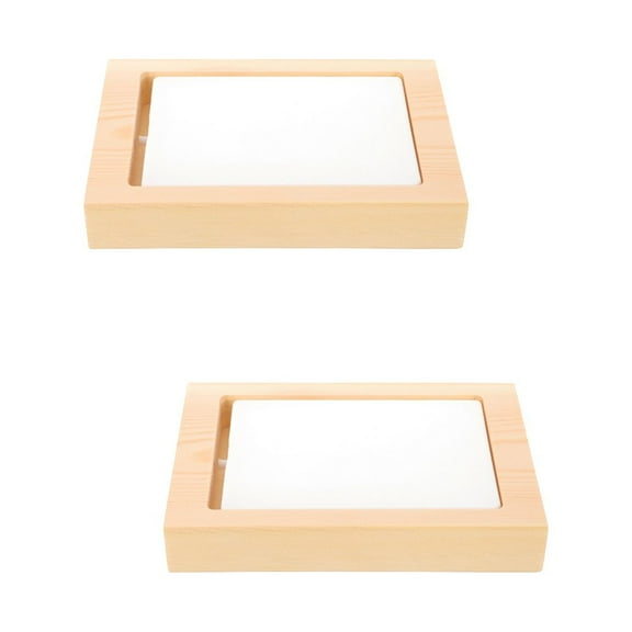 2 Pieces Sashimi Plate Food Tray Cooling Tray Keeping Japan Store Sushi Serving Plate Seafood Dish
