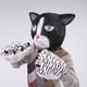 thumbnail image 3 of Máscara 3D Accesorios de Halloween Cosplay Máscara de Gato Máscara de Miedo de Boca Ajustable con Cremallera Cubierta de Ojos extraíble Disfraz Disfraz Carnaval Bar Fiesta, 3 of 5