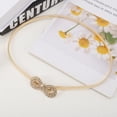 thumbnail image 6 of Unique Bargains 1 Pc Waist Chain Fashion Spring Design Adjustable Waist Cord for Women Gold Tone, 6 of 6