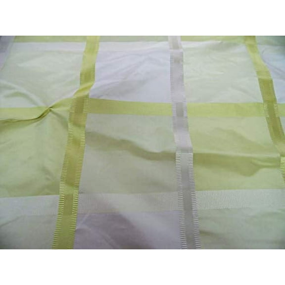 Yard Fabric Robert Allen Beacon Hill Monte Rosa Yellow Lotus 100% Silk Drapery ZJ319