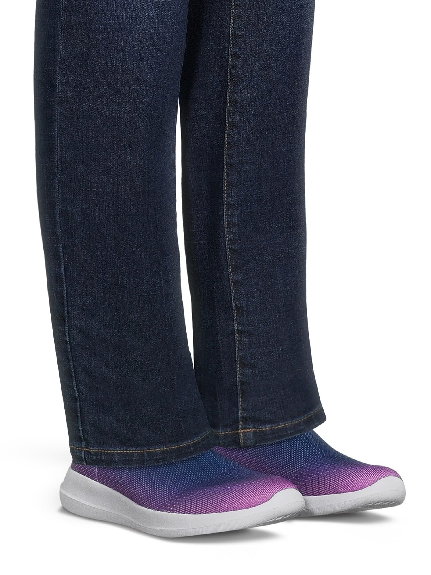 Athletic Works Women's Comfort Low Vamp Slip On Sneaker, Wide Width Available