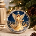 thumbnail image 2 of MYUNNIL Glowing Christmas Ornament Ball, 3.14" Mini Shatterproof Light-Up Night Scene Clear Globe Pendant with Warm LED Light for Xmas Tree Home Party Decor, 2 of 6