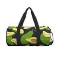 thumbnail image 2 of Easygdp Fresh Avocado Travel Bag, Camping, Weekend, Carry On Overnight Duffel Bag with Shoulder Strap, 2 of 8