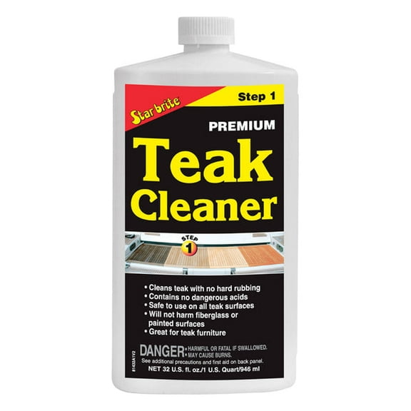 Star Brite Teak Cleaner Liquid 32 oz, 2PK
