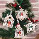 thumbnail image 4 of Decoraciones navideñas de madera, decoración creativa de gnomos con apertura de ventana, decoraciones para árboles de Navidad (estilo 3), 1 Uds., 4 of 5