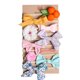 thumbnail image 3 of Bandas y lazos para bebés, Accesorios para el cabello de nailon para bebés recién nacidos y niños pequeños (10 piezas) $ bandas para niñas 10 piezas, lazos para niñas, bandas elásticas elásticas,, 3 of 8