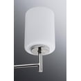 thumbnail image 2 of Progress Lighting, Replay Collection, 3-Light Inverted Pendant, Brushed Nickel, White Glass Shade, 2 of 3